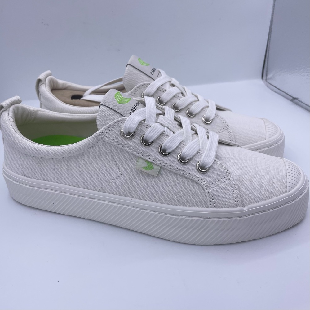 Cariuma unisex oca low off white canvas sneakers Size 6.5Women 5Mens - Picture 4 of 13